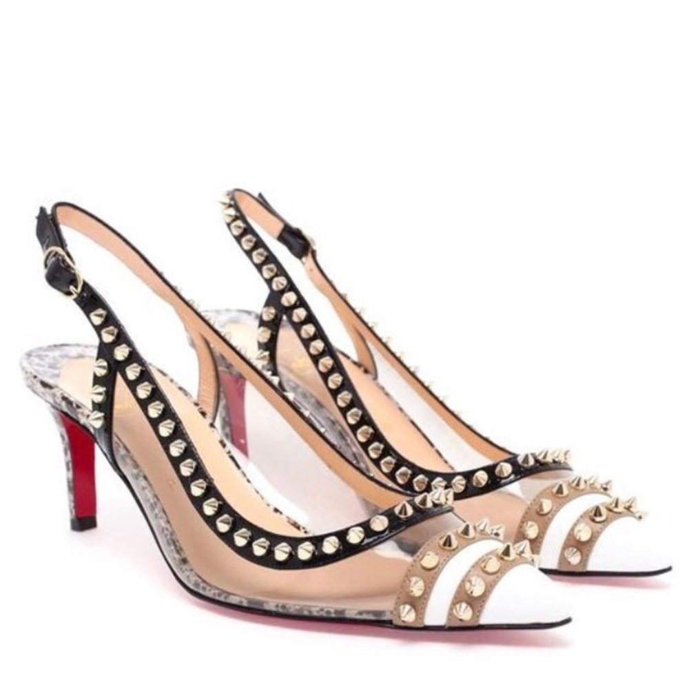 🚫SOLD🚫 Black Manovra 70 Lucite Louboutins